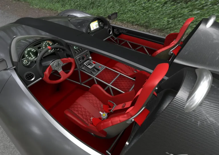 Fast Auto Interior Red - 4